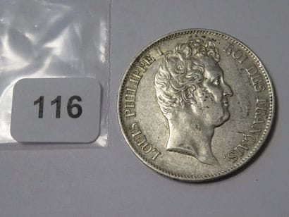 Monnaie - France - 5 Francs Louis-Philippe...
