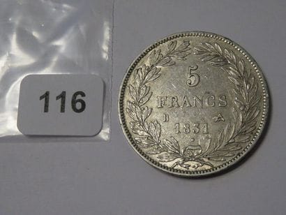 Monnaie - France - 5 Francs Louis-Philippe...