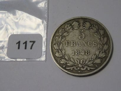 Monnaie - France - 5 Francs Louis-Philippe...