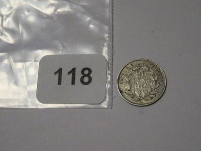 Monnaie - France - 20 Centimes Napoléon III,...