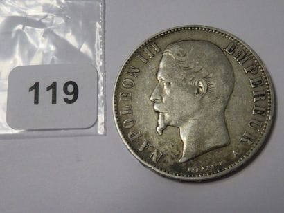 Monnaie - France - 5 Francs Napoléon III,...