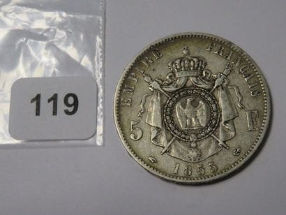 Monnaie - France - 5 Francs Napoléon III,...