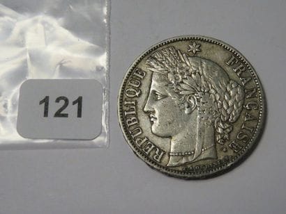Monnaie - France - 5 Francs Cérès, avec légende...