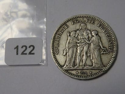 Monnaie - France - 5 Francs Hercule 1871...