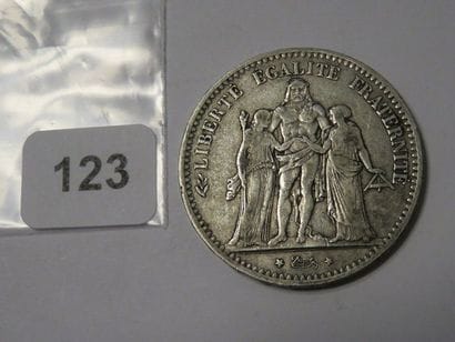 Monnaie - France - 5 Francs Hercule 1878...