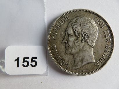 Monnaie - Belgique - 5 Francs Léopold Ier,...