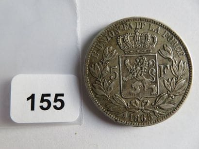 Monnaie - Belgique - 5 Francs Léopold Ier,...