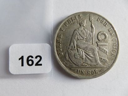 Monnaie - Pérou - 1 Sol 1869 YB 1 en chiffre...