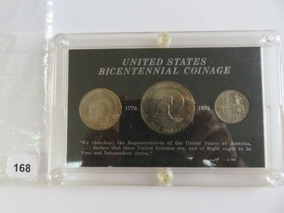 Monnaies - USA - Coffret du bicentenaire...
