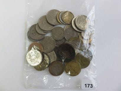 Monnaies - Lot de 42 monnaies diverses dont...