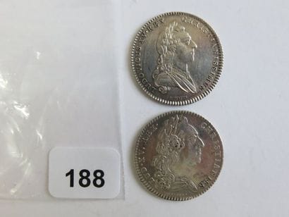 Lot de 2 Jetons - Louis XV - États de Bretagne...