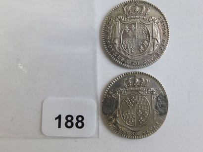 Lot de 2 Jetons - Louis XV - États de Bretagne...