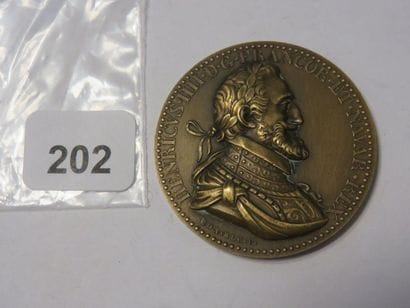 Médaille - Heni IV - Unification des deux...