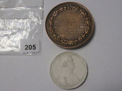 Médaille - Mort du duc de Berry 14 février...