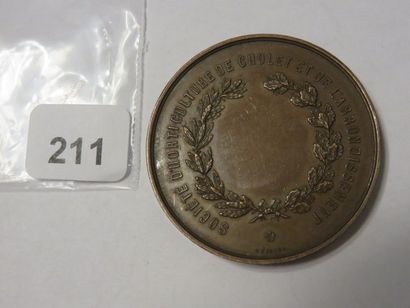 Médaille - Sociétè d'Horticulture de Cholet...
