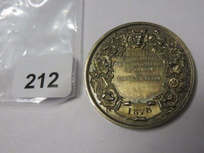 Médaille - Sociétè d'Agriculture et d'Horticulture...