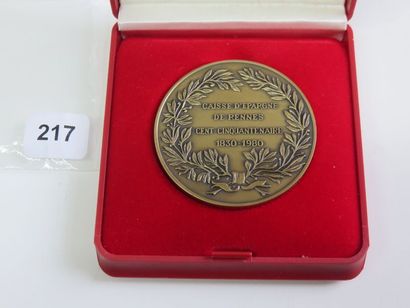 Médaille - Cent ciquantenaire de la Caisse...