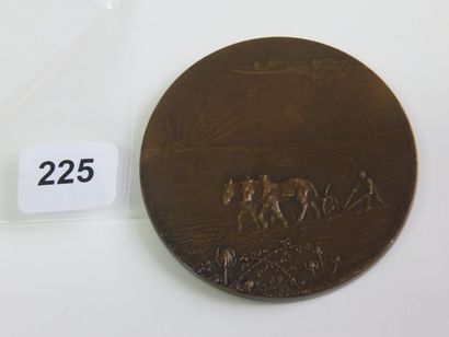 Médaille - La Moisson par Jean Dampt 1903...