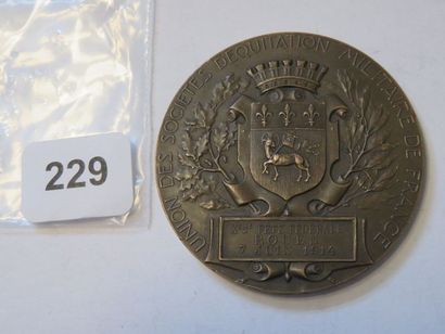 Médaille - Union des sociétés d'Équitation...