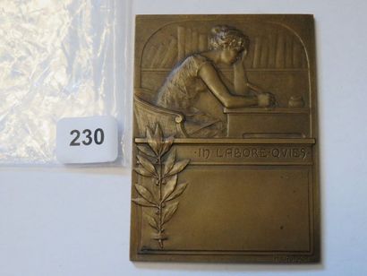 Plaquette - Médaille de Prix 