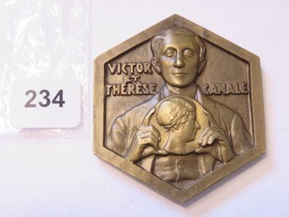 Médaille - Victor et Thérèse Canale - Centenaire...