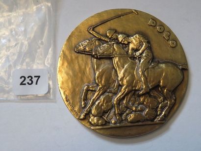 Médaille - Polo, par Henri Bouchard (1939)...