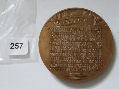 Médaille - Cavelier de la Salle et les 250...