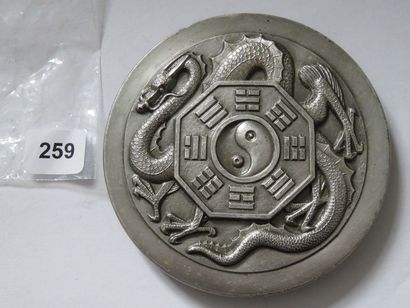 Médaille - Lao Tseu, par Henri Lagriffoul...
