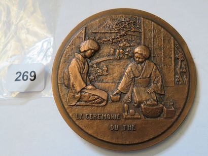 Médaille - Le Thé au Japon, par Germaine...