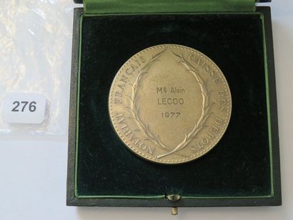 Médaille du Notariat français et de la Caisse...