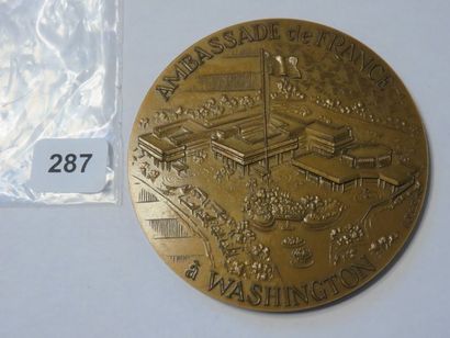 Médaille - Ambassade de France à Washigton...