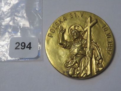 Médaille polonaise - Voyage en Pologne du...