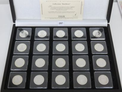 Médailles - Coffret complet de 20 médailles...