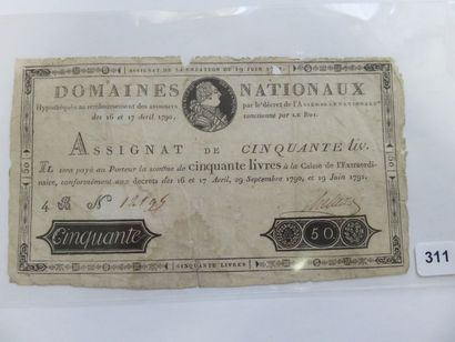 Assignat à éffigie royale - Faux d'époque...
