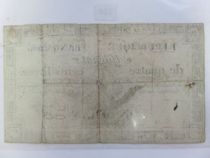 Assignat - 400 Livres du 21 novembre 1792...