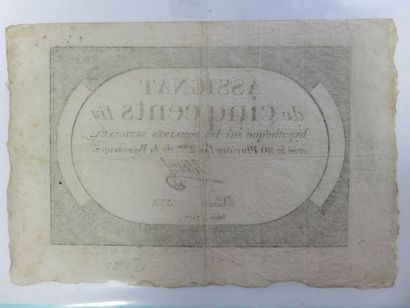 Assignat - 500 Livres du 20 pluviôse an 2...