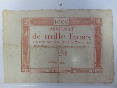 Assignat - 1000 Francs du 18 nivose an 3...