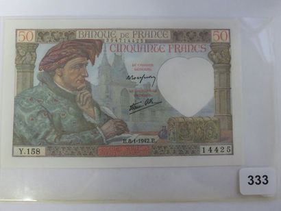 Billet - France - 50 Francs Jacques Cœur...