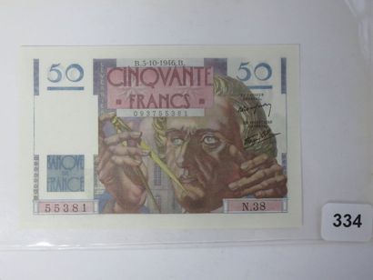 Billet - France - 50 Francs Le Verrier 3...