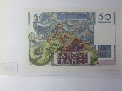 Billet - France - 50 Francs Le Verrier 3...