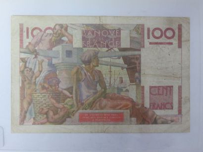 Billet - France - 100 Francs Jeune paysan...