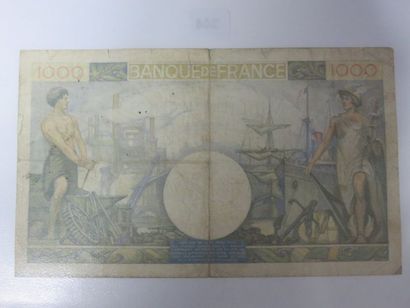 Billet - France - 1000 Francs Commerce et...