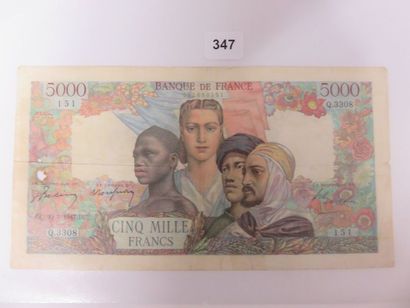 Billet - France - 5000 Francs Empire français...