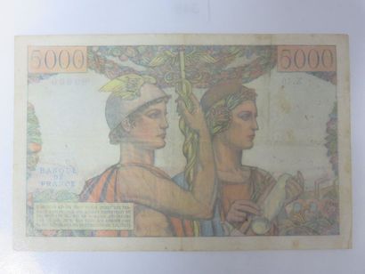 Billet - France - 5000 Francs Terre et Mer...