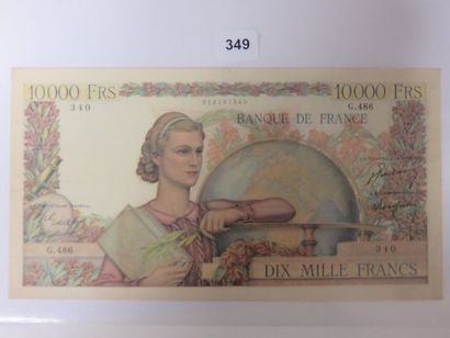 Billet - France - 10 000 Francs Génie français...