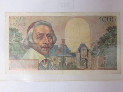 Billet - France - 10 NF sur 1000 Francs Richelieu...
