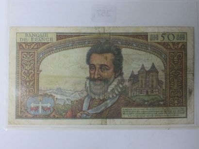Billet - France - 50 Nouveaux Francs Henri...