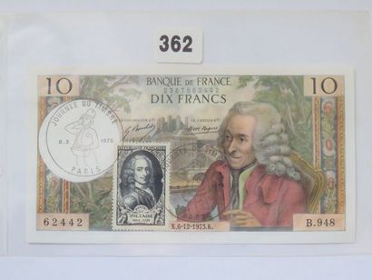 Billet (document philatélique) - France -...
