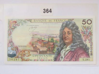 Billet - France - 50 Francs Racine 2 octobre...