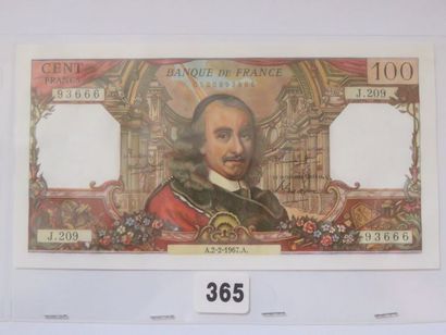 Billet - France - 100 Francs Corneille 2...